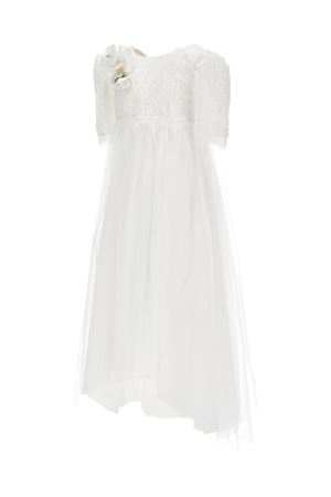 white cotton dress MONNALISA KIDS | 71G90679100001